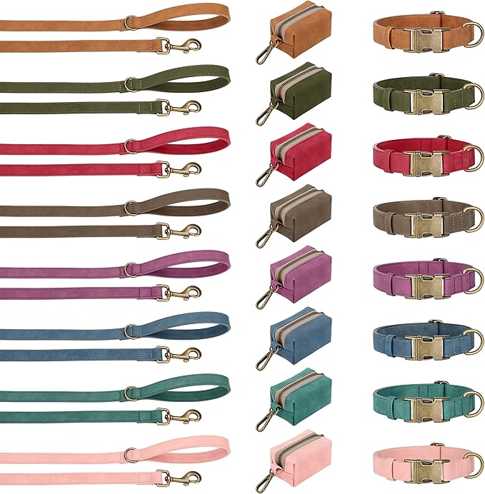 Didog Soft PU Leather Dog Collar, Stylish Quick Released Dog Collars - Image 6