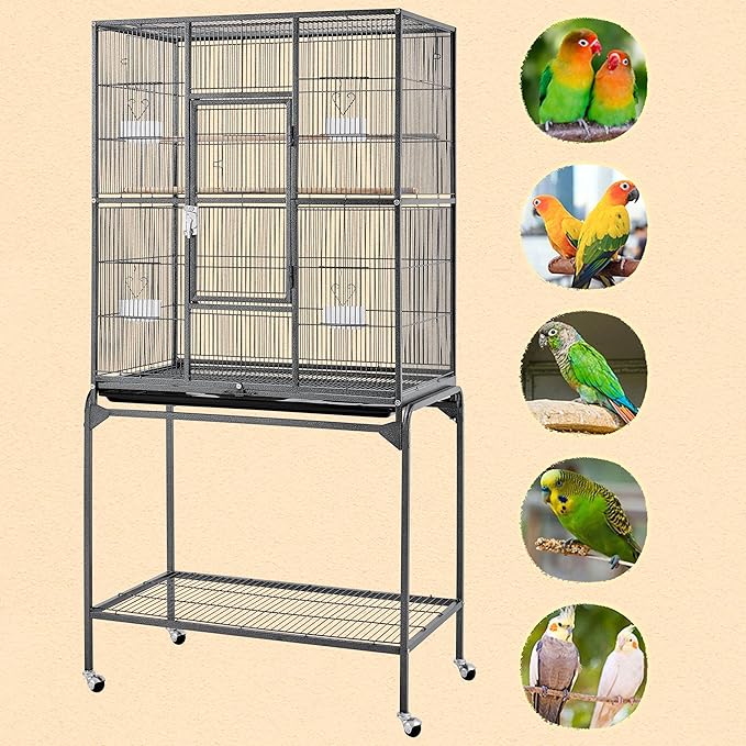Yaheetech 63'' Detachable Parrot Cage - Image 3