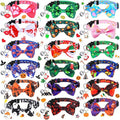 Kacctyen 18 Pcs St. Patrick's Day Cat Collars Bulk Holiday Cat Collars by Kacctyen