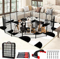Dog Playpen Outdoor for Medium/Large Dogs 36'' High, Heavy Duty Dog Playpen by IGOOUO