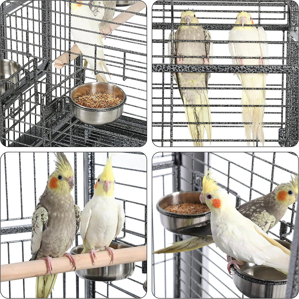 Yaheetech Extra Large Bird Cage 63'' Open Play Top Bird Cage for - GlobalHabitat Supply