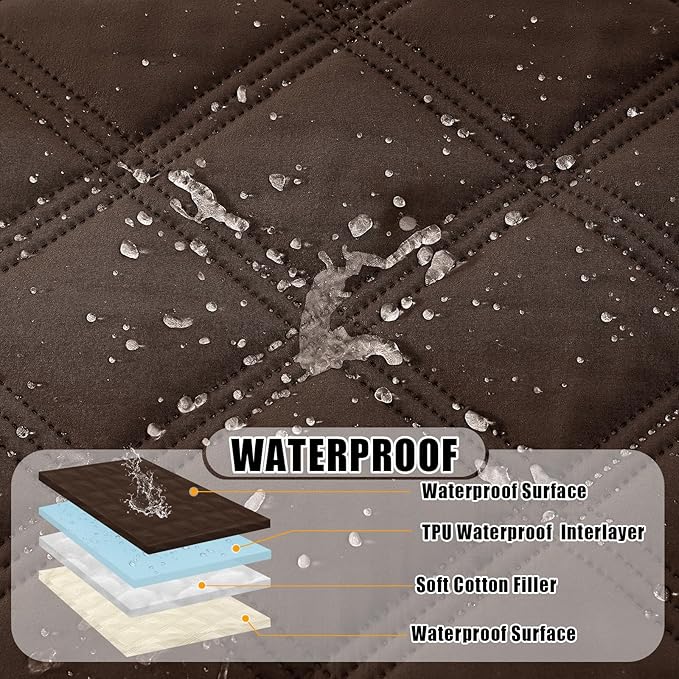 Smiry Waterproof Dog Bed Cover Blanket 30x53, Soft Reversible Pet Blanket - Image 2