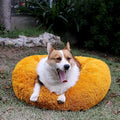 Calming Dog Bed for Medium Dogs Washable Donut 30 inches Anti-Slip Pet Bed by nononfish