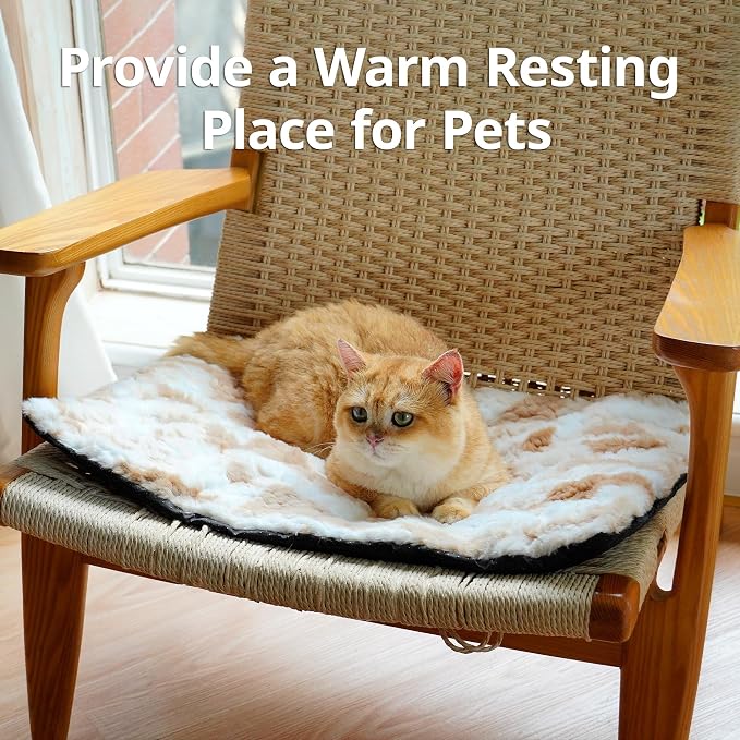 Self Warming Cat Bed, Non-Slip Heated Dog Mat Thermal Blanket - Image 6