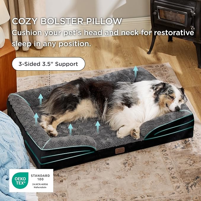Bedsure XL Orthopedic Dog Bed for Extra Large Dogs - Image 6