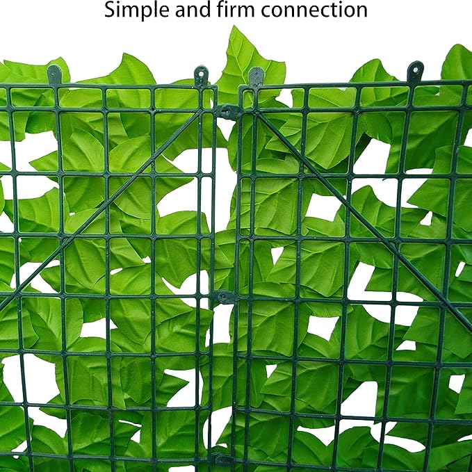 Artificial Ivy Privacy Fence Wall Screen: 48X120 in UV-Anti Faux Greenery - Image 3