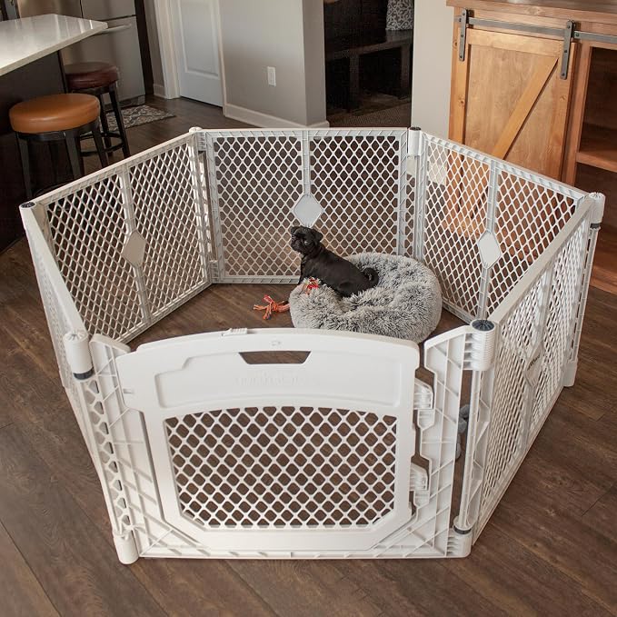 MyPet North States Petyard Plus: 5.5 Ft. Wide Folding Dog Playpen Indoor or - Image 2