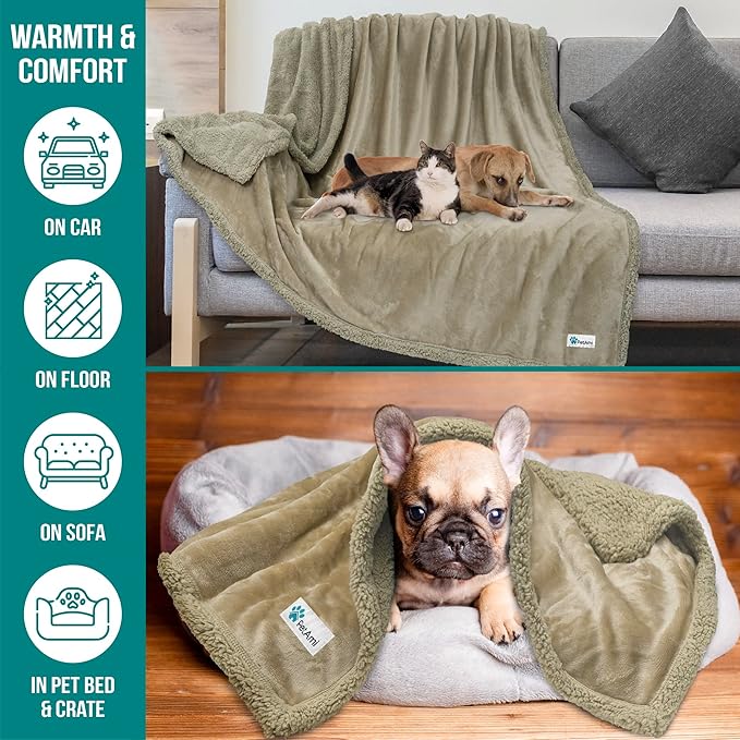 PetAmi Dog Blanket for Medium Large Dogs, Pet Bed Blanket Cat Puppy Kitten - Image 5