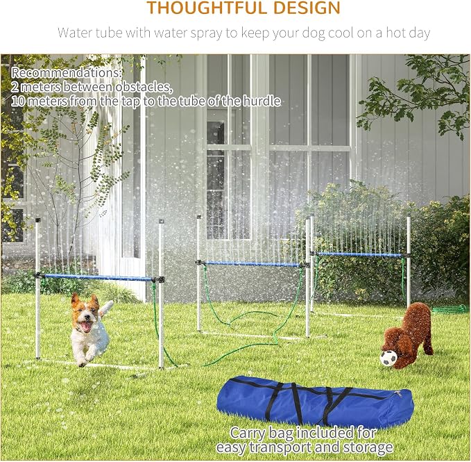 PawHut 4 Piece Dog Agility Training Equipment Set - Image 7