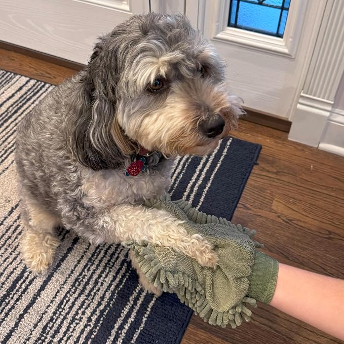 SPOT Clean Paws Chenille Microfiber Dog Towel Mitt - Image 11
