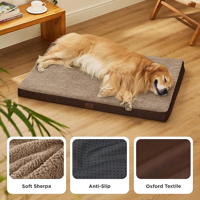 Bedsure XL Dog Beds Large Sized Dog -Comfy Flat Extra Large Pet Beds - Image 4