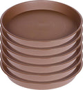 6 Pack of 10 inch Plant Saucer, Heavy Duty Plastic Plant Saucer 10 inch Round by Bleuhome
