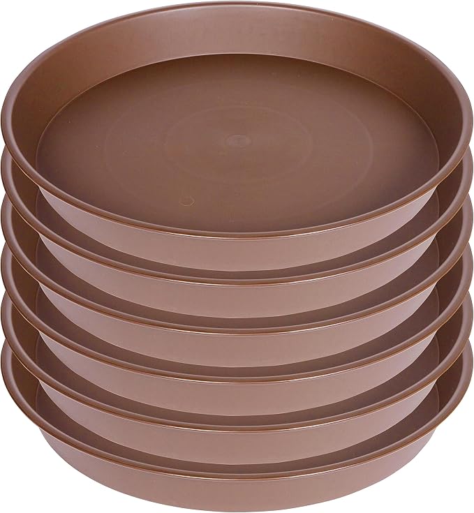 6 Pack of 10 inch Plant Saucer, Heavy Duty Plastic Plant Saucer 10 inch Round - Image 8