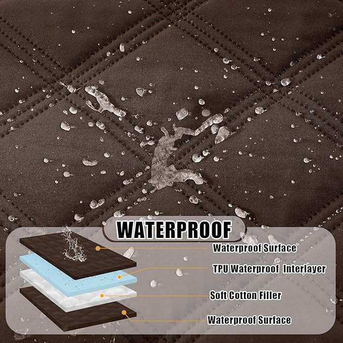 Smiry Waterproof Dog Bed Cover Blanket 30x53, Soft Reversible Pet Blanket - Image 2