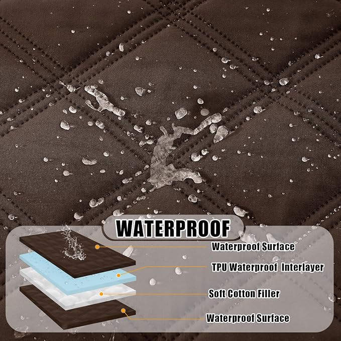 Smiry Waterproof Dog Bed Cover Blanket 40x50, Soft Reversible Pet Blanket - Image 2