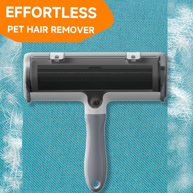 Pet Hair Remover & Pet Grooming Gloves Set - Image 2