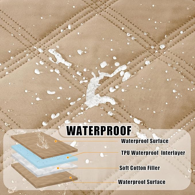 Smiry Waterproof Dog Bed Cover Blanket 40x80, Soft Reversible Pet Blanket - Image 2