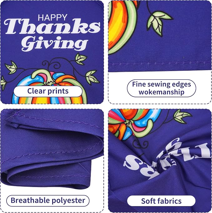 30 Pcs Halloween Thanksgiving Dog Bandanas Bulk 33 Inch XXL Stitch Dog Bandanas - Image 3