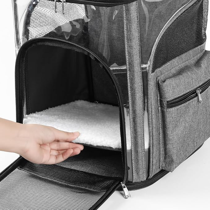 Cat Carrier Backpack for Small Medium Cats Dogs Backpack Puppies up to 26 Lbs - Image 6