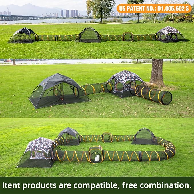 Outdoor Cat Play Tent for Indoors and Outdoors - Image 2