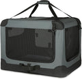 Amazon Basics 4-Door Portable Folding Soft Dog Crate, Collapsible Travel Kennel by AmazonBasics