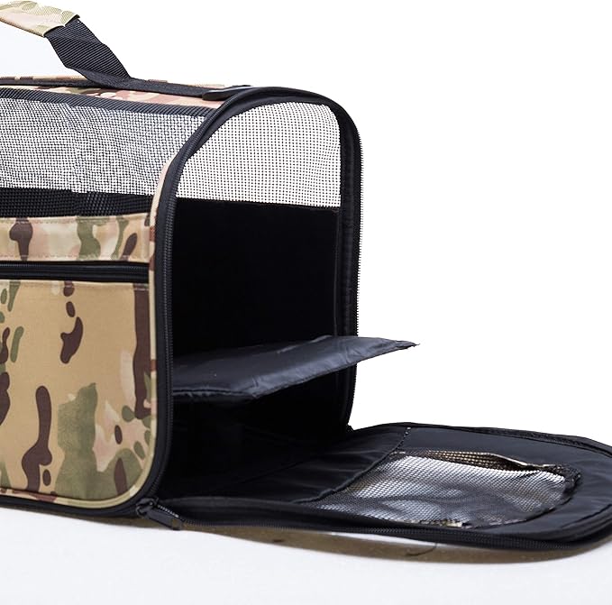 Pawer 18” x 10” x 10”Soft-Sided Foldable Airline Approved Pet Carrier - Image 7