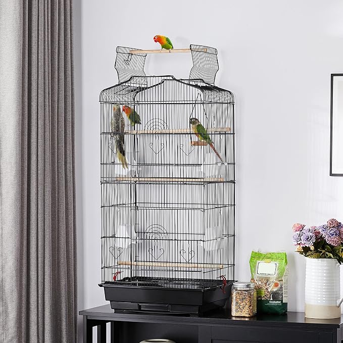 Yaheetech 41-inch Open Top Medium Bird Cages - Image 2