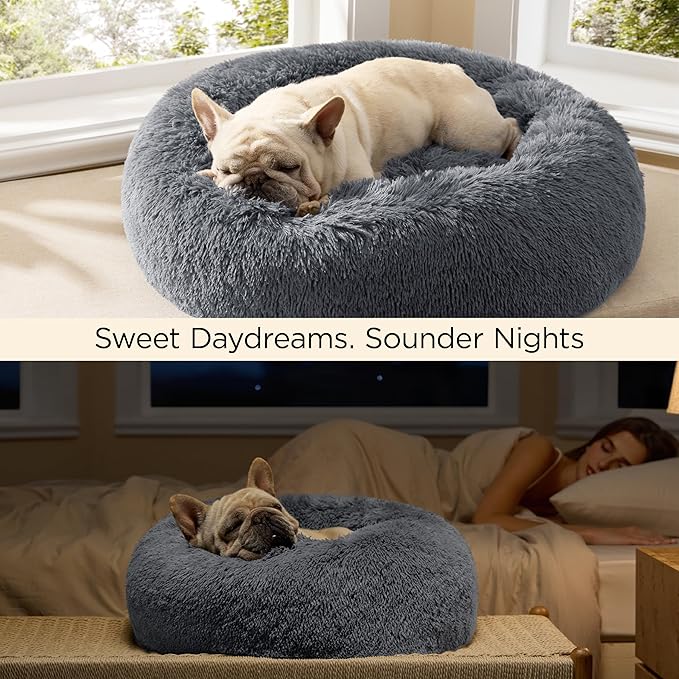 Bedsure Calming Dog Bed for Medium Dogs - Image 4