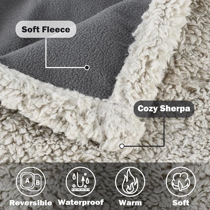 Kritter Planet Waterproof Dog Blanket, Reversible Water Proof Pet Blanket - Image 5