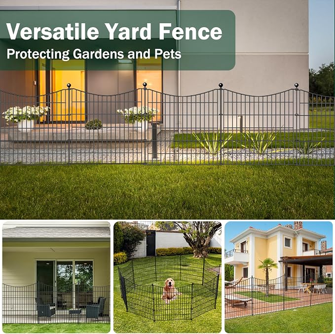 5 Panels Decorative Garden Fence - Image 6