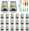 20 Pcs 6.8"×7.4" Seedling Plant Protectors from Animals, Chicken Wire Plant by Doksving
