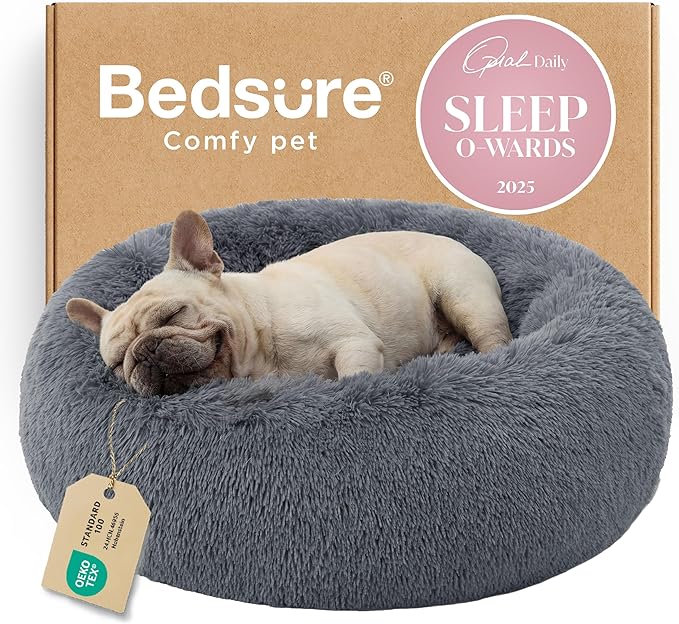Bedsure Calming Dog Bed for Medium Dogs by BEDSURE