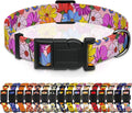 Dog Collar, Adjustable Soft Floral Pet Collar by Seyezo