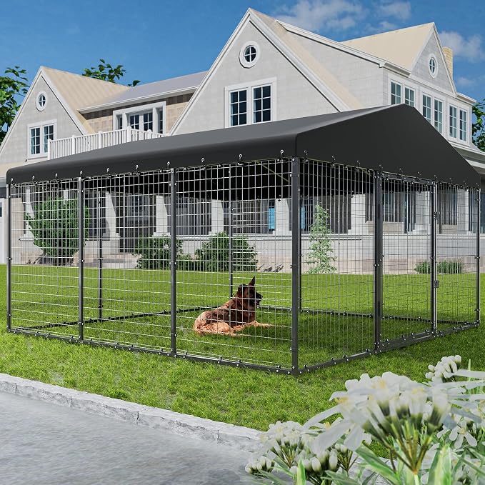 Dog Kennel Outdoor, Large Dog Fence - Image 8