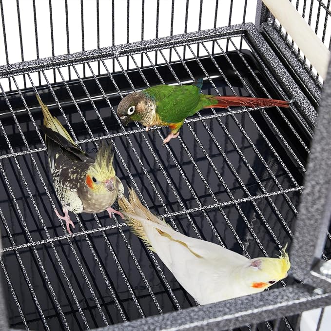 Yaheetech 41.5" Stackable Divided Breeder Breeding Parakeet Bird Cage - Image 8