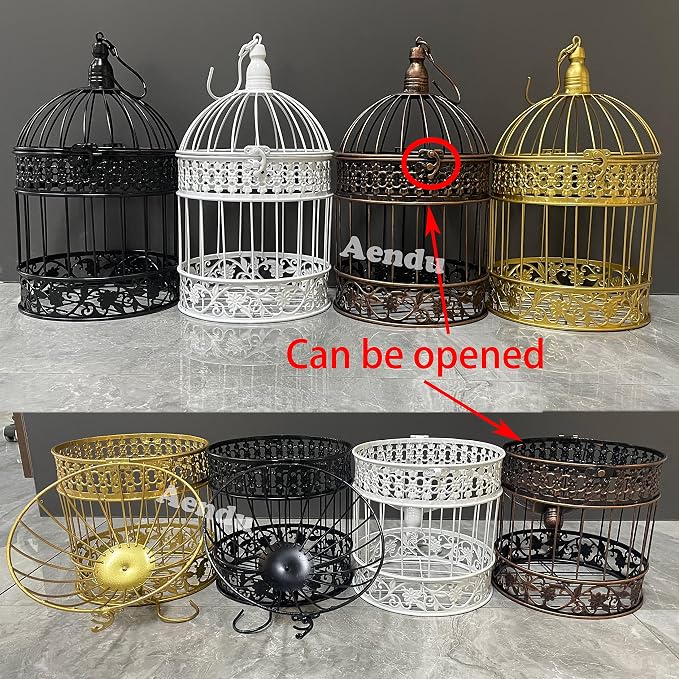 Iron Bird Cage for Wedding Decor and Flower Cage Decor Perfect Props for - Image 3