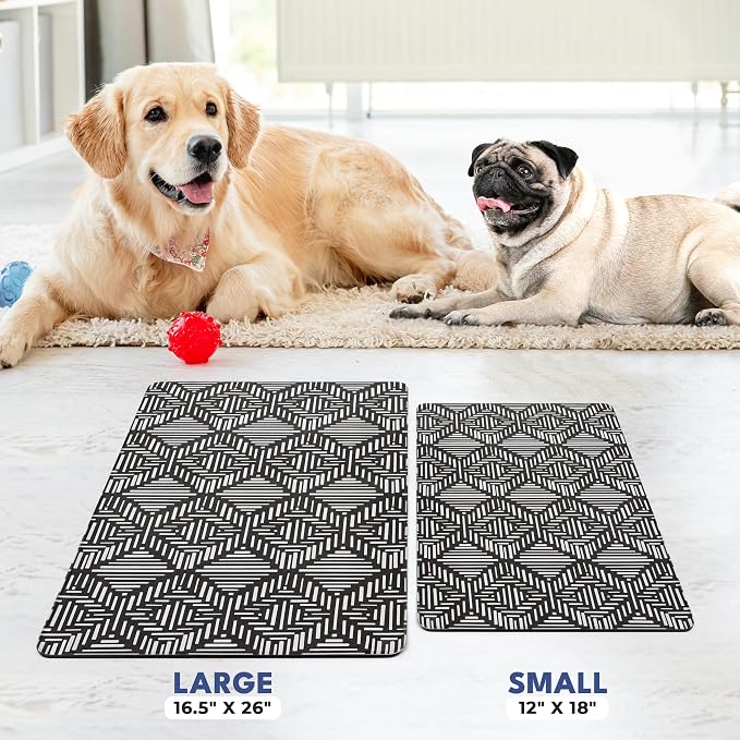 NALALAS Dog Mat for Food and Water, Cat Feeding Mat | Waterproof Dog Bowl Mat | - Image 5