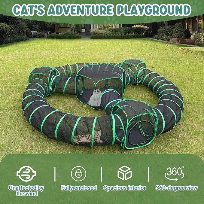 Outdoor Cat Enclosures, 10 in 1 Cat Tent - Image 3