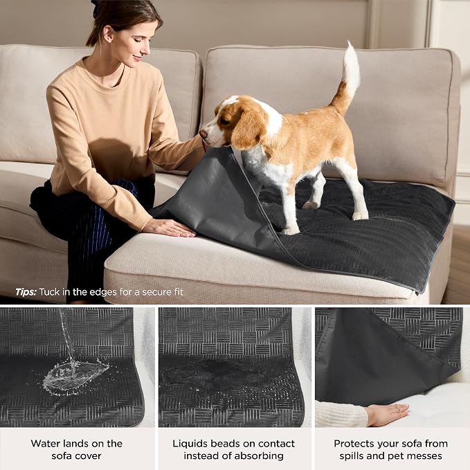 Bedsure Waterproof Couch Cover for Dogs Washable - Image 2
