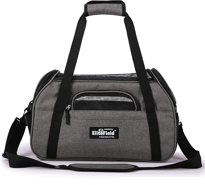 EliteField Soft Pet Carrier Soft Sided Dog Puppy Cat Carrier Travel Bag - Image 7
