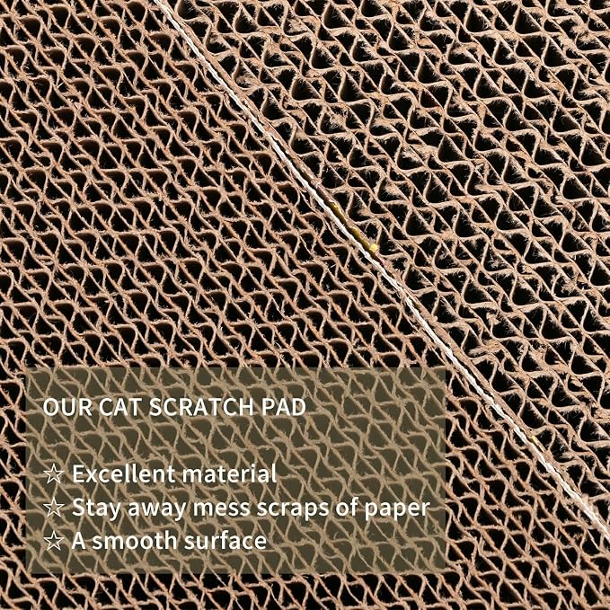 8 Packs cat Scratch pad Toys Reversible cat Scratching Post Cardboard cat - Image 5