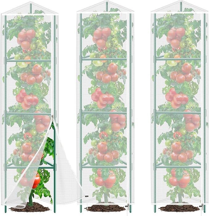 3 Pack Garden Bird Netting Plant Cover by POILKMNI