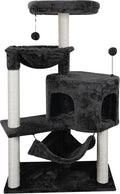 YUNIQUE Cat Tree with Cat Condo and Big Hammock by YUNIQUE