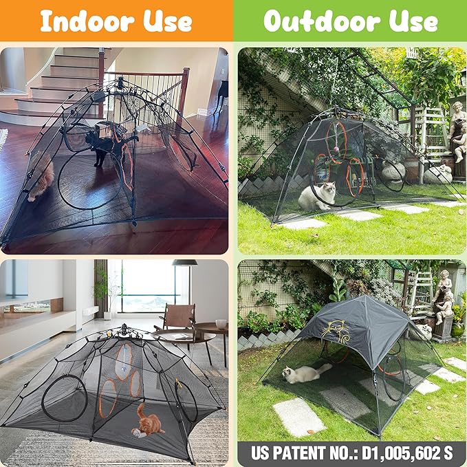 Outdoor Cat Play Tent for Indoors and Outdoors - Image 3