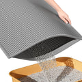 ESTHELLO Cat Litter Mat Large, Cat Litter Trapping Mat, Honeycomb Double Layer by ESTHELLO