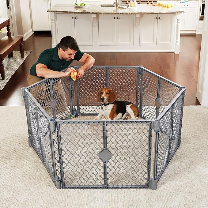 MyPet Petyard: 5.5 Ft. Wide Customizable Folding Dog Playpen Indoor/Outdoor. - Image 2