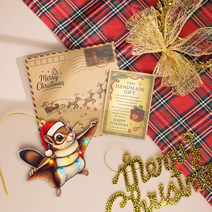 Cute Squirrel Ornaments for Christmas Tree, Squirrel Gifts for Women, Funny - Image 2