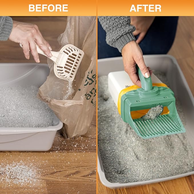 Neater Pet Brands Neater Scooper XL Cat Litter Scoop, 195 Refill Bags – - Image 8