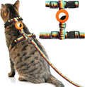 Cat Harness with Airtag Holder and Leash Set, Escape Proof Cat Harness by tukoaw