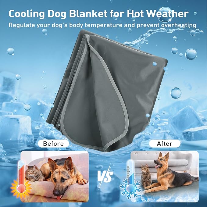 Kritter Planet Waterproof Cooling Dog Mat, Soft Pet Blanket - Image 2